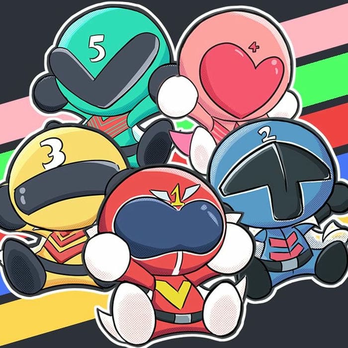 Tải 100+ hình ảnh 5 anh em siêu nhân chibi cute nhất 1 Ảnh 5 anh em siêu nhân chibi đnág yêu