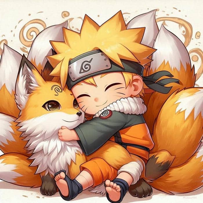 Naruto chibi: Khi Hokage tương lai cũng hóa "bé xíu đáng yêu" 7 Ảnh Naruto chibi cửu vĩ