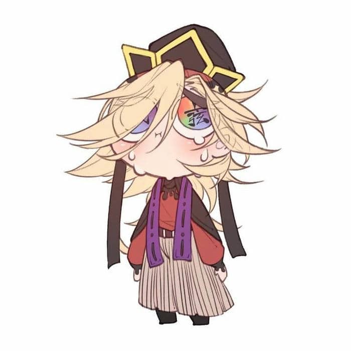 Ảnh Douma chibi dễ thương: Fanart chất lượng từ thế giới Kimetsu 2 Ảnh chibi Douma biểu cảm siêu cute