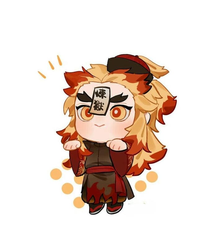 Rengoku Chibi – Dễ Thương Như Cái Cách Anh Ăn Đồ Nướng 4 Ảnh chibi Rengoku hóa trang siêu đáng yêu