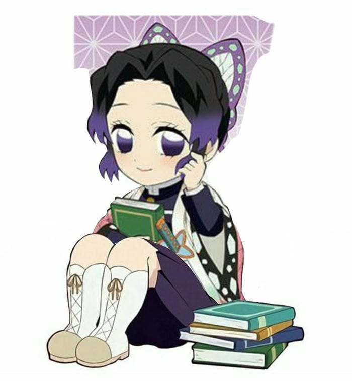Shinobu Chibi Cute – Khi Nụ Cười Dịu Dàng Gây Sát Thương Gấp Đôi 4 Ảnh chibi Shinobu Kocho đơn giản