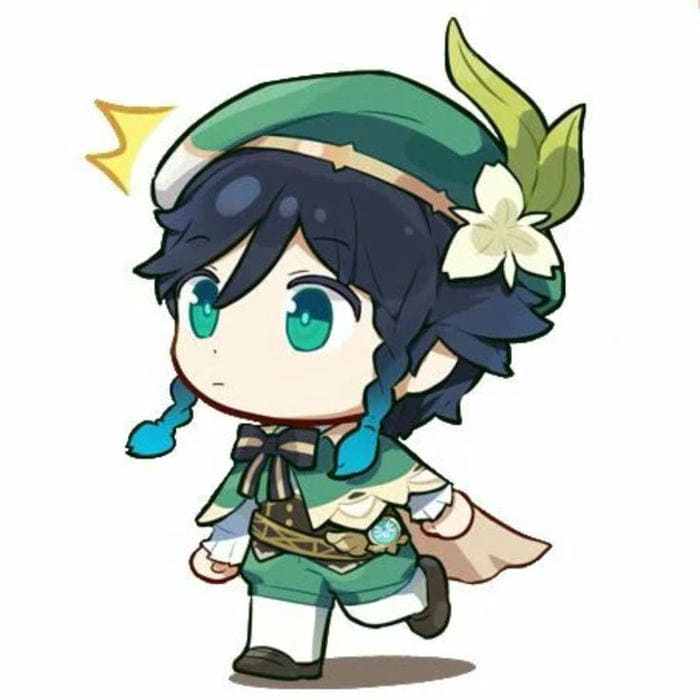 Khi Venti Chibi Cầm Đàn Và “Tấu Hài” Cùng Gió 28 Ảnh chibi Venti biểu cảm kinh ngạc