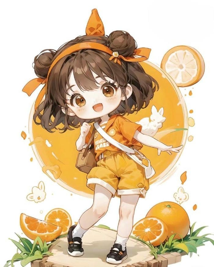 99+ Ảnh Bé Gái Chibi Cực Cute – Hình Nền & Avatar Ngọt Ngào Dễ Thương 10 Ảnh chibi bé gái tóc ngắn dễ thương