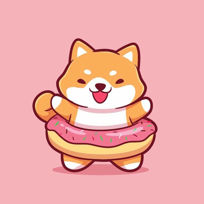 99+ Hình Nền Chó Chibi Cute – Tải Miễn Phí Chất Lượng Cao 6 Ảnh chibi chó Shiba đơn giản