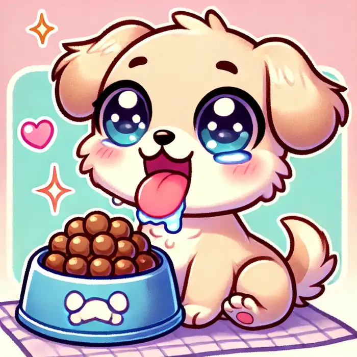 99+ Hình Nền Chó Chibi Cute – Tải Miễn Phí Chất Lượng Cao 4 Ảnh chibi chó con ham ăn siêu cute