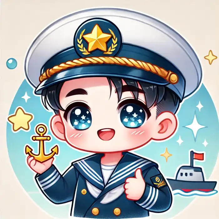 Bộ sưu tập 100+ ảnh chú bộ đội chibi dễ thương nhất 8 Ảnh chibi chú bộ đội hải quân cute