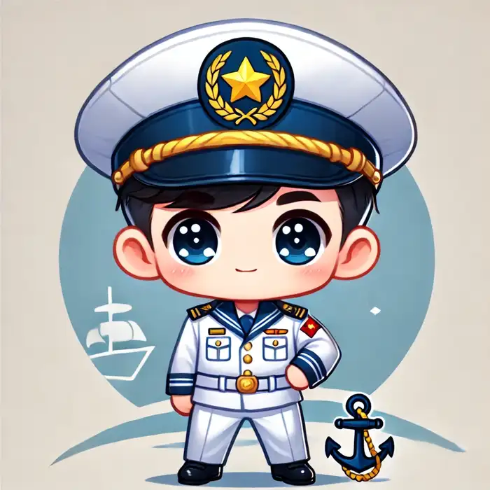Bộ sưu tập 100+ ảnh chú bộ đội chibi dễ thương nhất 9 Ảnh chibi chú bộ đội hải quân đáng yêu