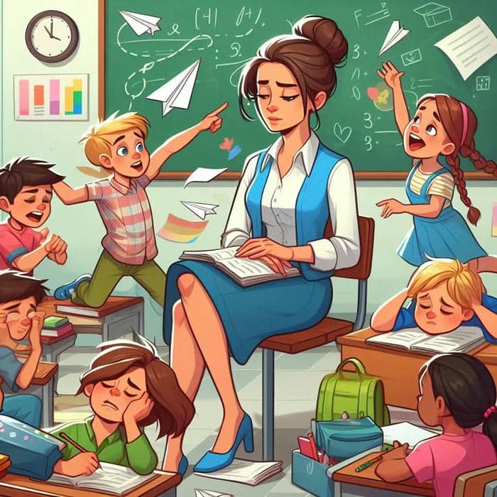 Cô giáo chibi dễ vẽ: Hình ảnh ngộ nghĩnh cho bé và phụ huynh 8 Ảnh chibi cô giáo và học sinh tinh nghịch