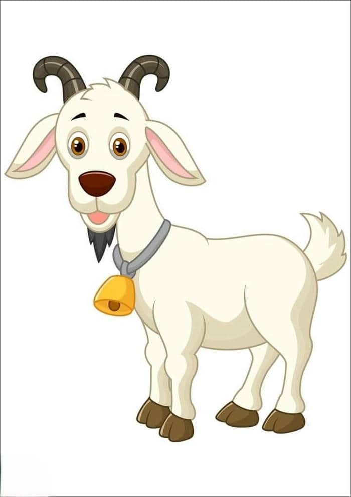 Dê chibi dễ thương: Hình vẽ đơn giản cho bé yêu thích tô màu 12 Ảnh chibi con dê