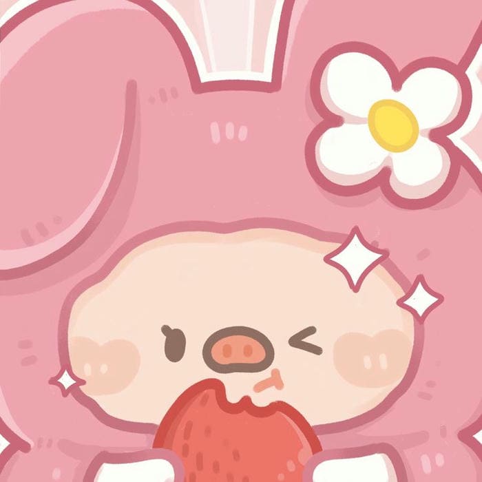 Tổng hợp 89+ hình nền heo chibi hồng cute siêu dễ thương 8 Ảnh chibi heo hồng hóa trang Melody dễ thương