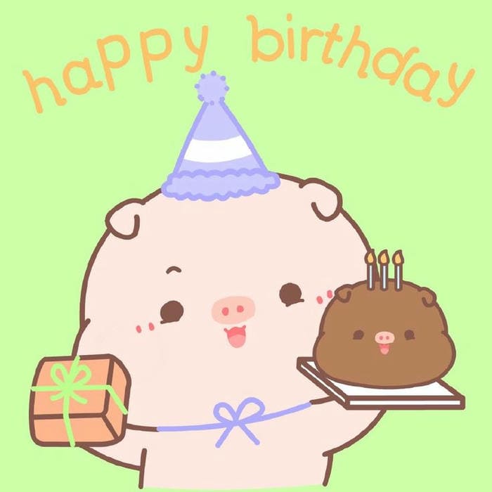 Tổng hợp 89+ hình nền heo chibi hồng cute siêu dễ thương 9 Ảnh chibi heo hồng sinh nhật siêu dễ thương
