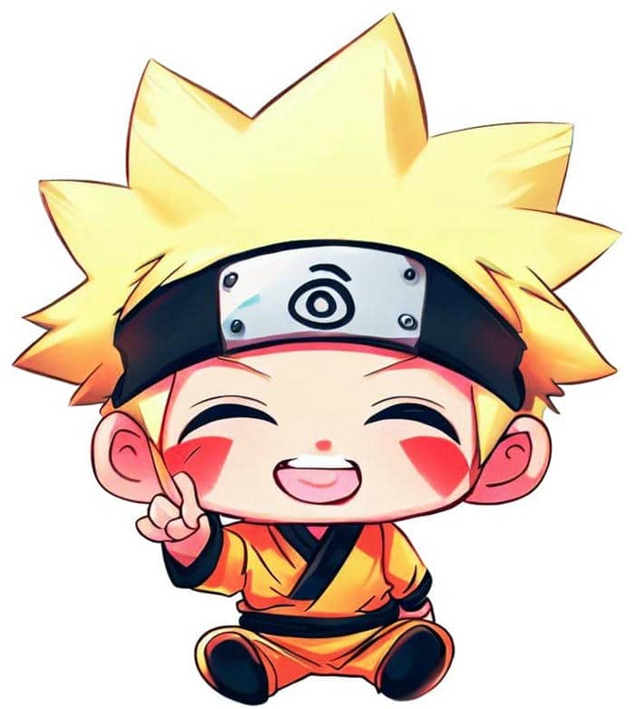 Naruto chibi: Khi Hokage tương lai cũng hóa "bé xíu đáng yêu" 1 Ảnh chibi hình Naruto đáng yêu