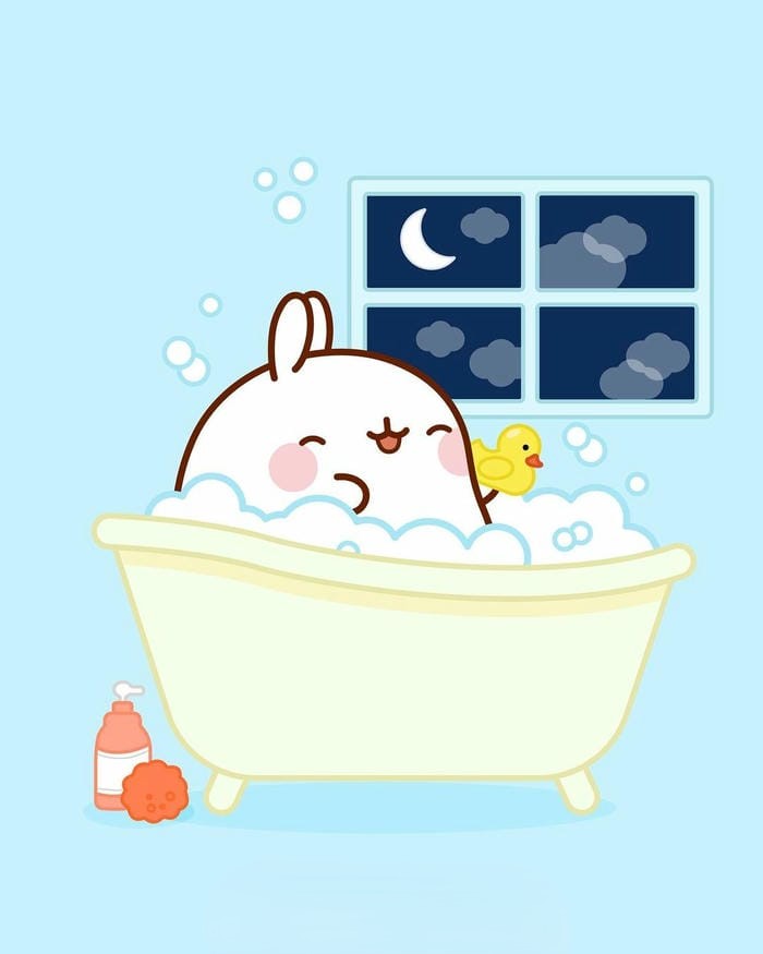 Tổng hợp 299 ảnh thỏ chibi cute, tải miễn phí cho điện thoại 3 Ảnh chibi thỏ Molang dễ thương