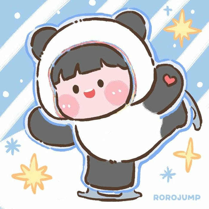 Nhìn Gấu Trúc Chibi Mà Tự Dưng Muốn... Ôm Một Cái! 34 Ảnh chibi trang phục gấu trúc