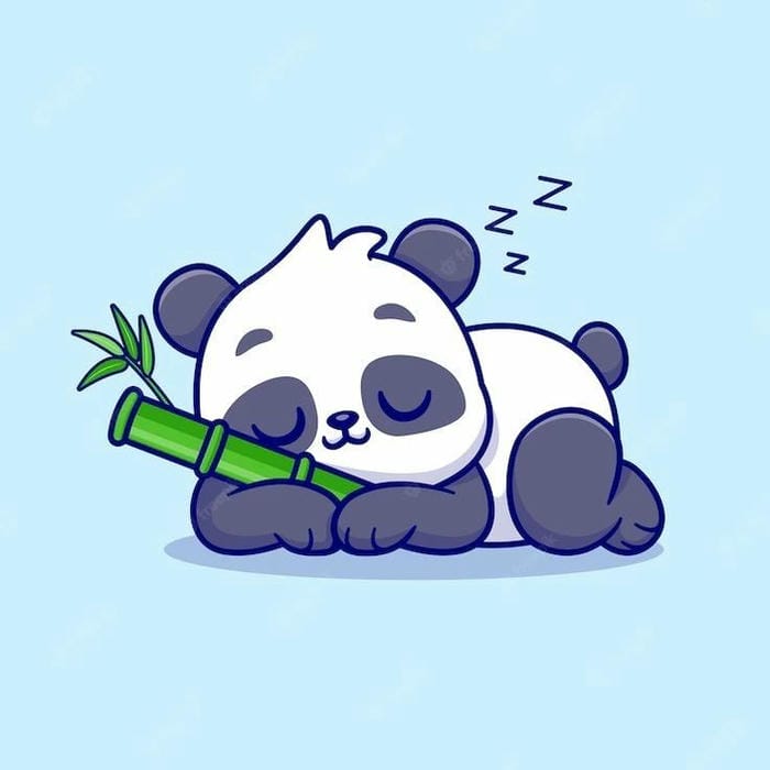 Nhìn Gấu Trúc Chibi Mà Tự Dưng Muốn... Ôm Một Cái! 7 Ảnh gấu trúc chibi nằm ngủ siêu dễ thương