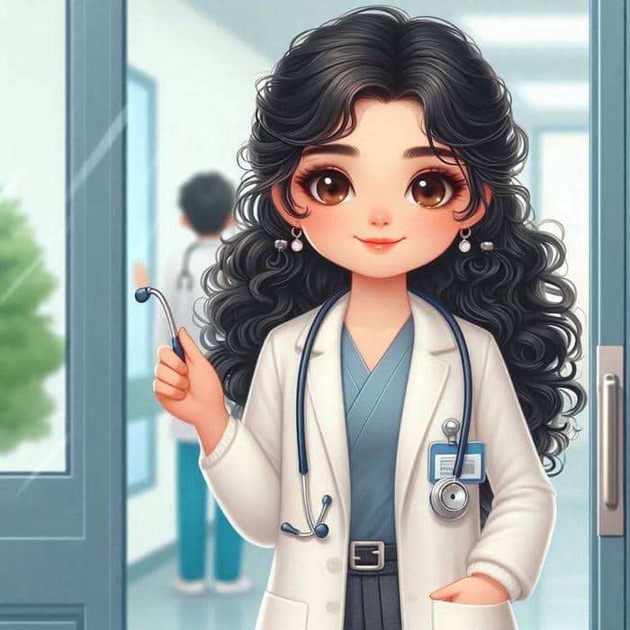 Chibi bác sĩ dễ thương: Vẻ đẹp nhỏ bé cho sự cống hiến lớn lao 10 Ảnh hình chibi nữ bác sĩ