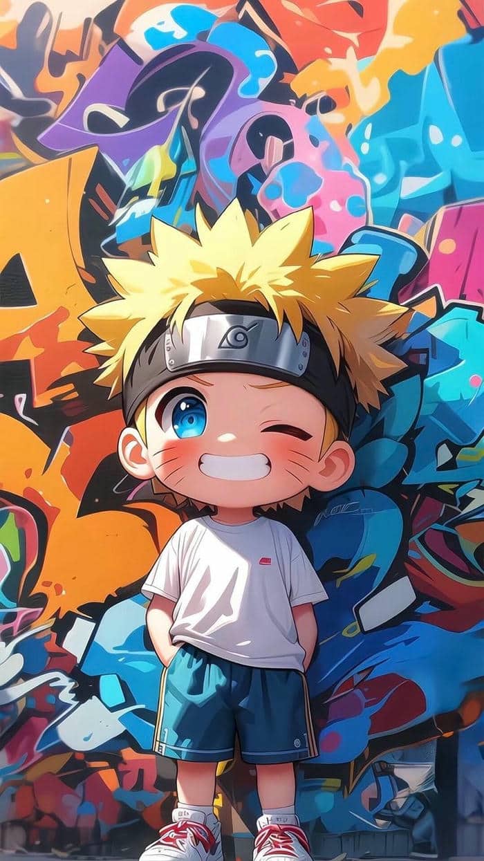 Naruto chibi: Khi Hokage tương lai cũng hóa "bé xíu đáng yêu" 2 Ảnh hình nền Naruto chibi ngầu