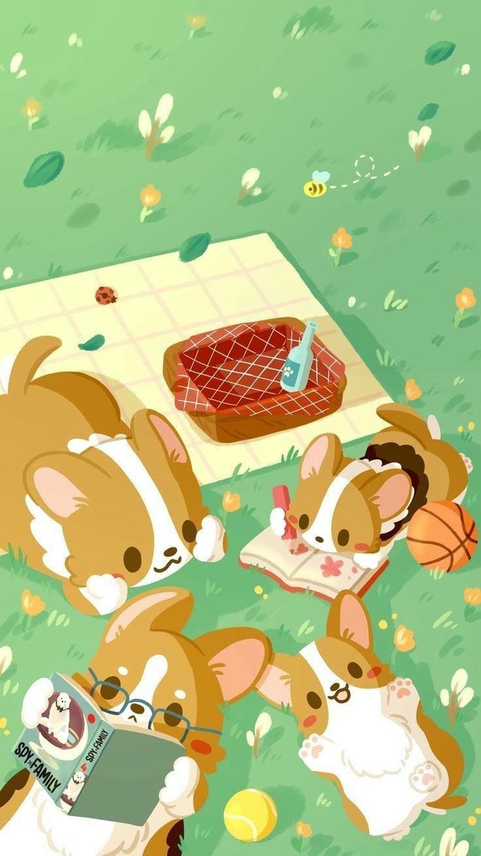 99+ Hình Nền Chó Chibi Cute – Tải Miễn Phí Chất Lượng Cao 17 Ảnh hình nền chibi chó Corgi đáng yêu