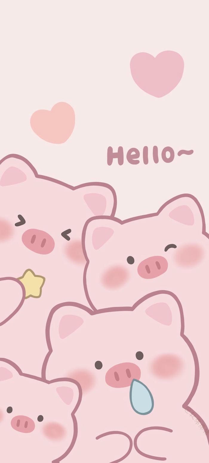 Tổng hợp 89+ hình nền heo chibi hồng cute siêu dễ thương 12 Ảnh hình nền chibi đơn giản, dễ thương