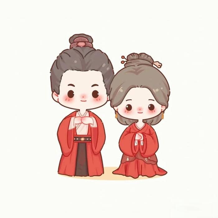 Cô dâu chú rể chibi dễ thương: Bộ sưu tập hình ảnh cute không thể bỏ lỡ 7 Ảnh hình vẽ cô dâu chú rể siêu cute