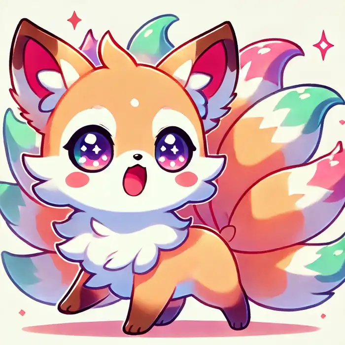 Top 110+ ảnh hồ ly chibi cute đáng yêu làm avatar đẹp 11 Ảnh hồ ly chín đuôi tinh nghịch, đáng yêu