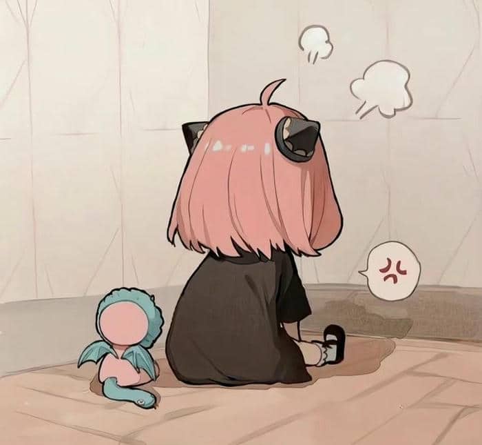 Ảnh meme hình Anya tức giận