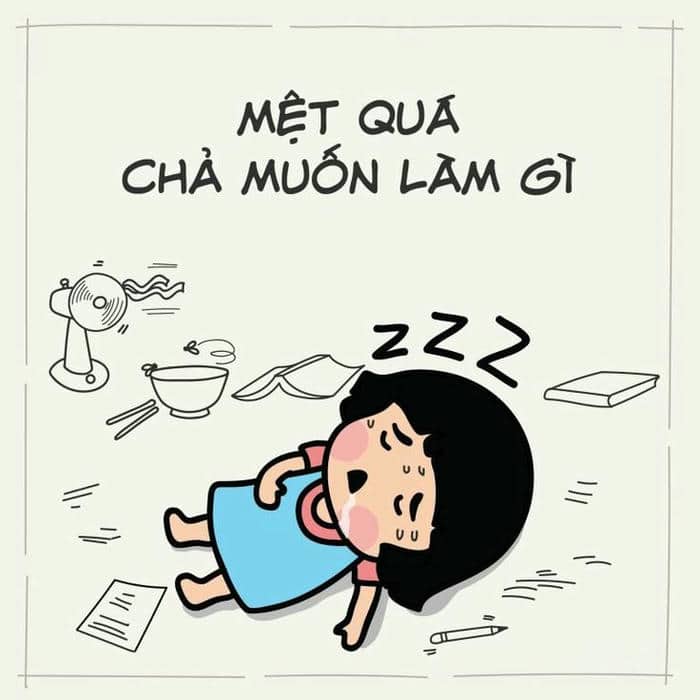 Tải ngay loạt ảnh meme mệt mỏi buồn cười & hài hước 3 Ảnh meme mệt quá
