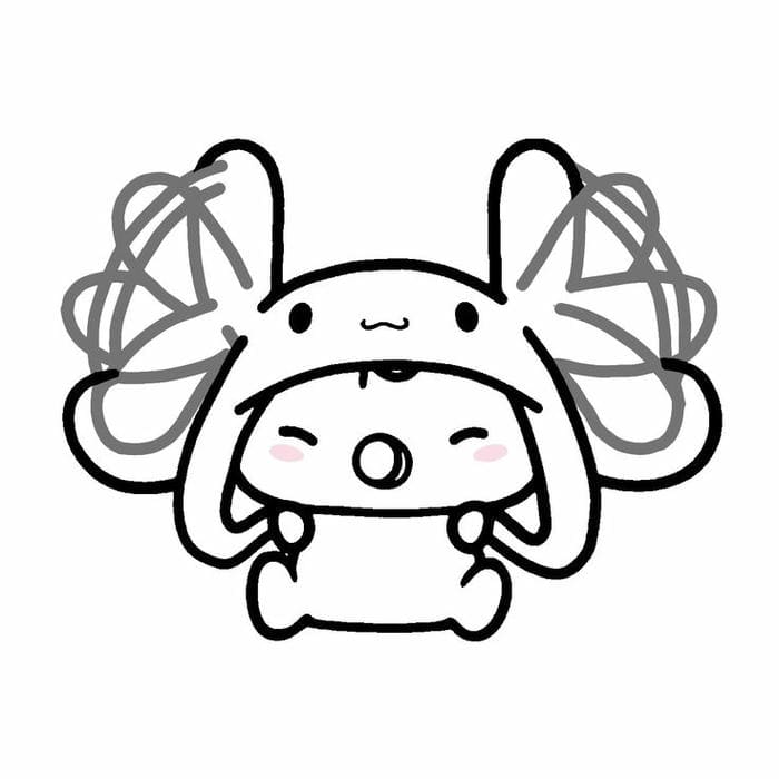 Bộ sưu tập 99+ tranh tô màu Cinnamoroll cute cho bé 12 Ảnh tranh tô màu Cinnamoroll siêu cute