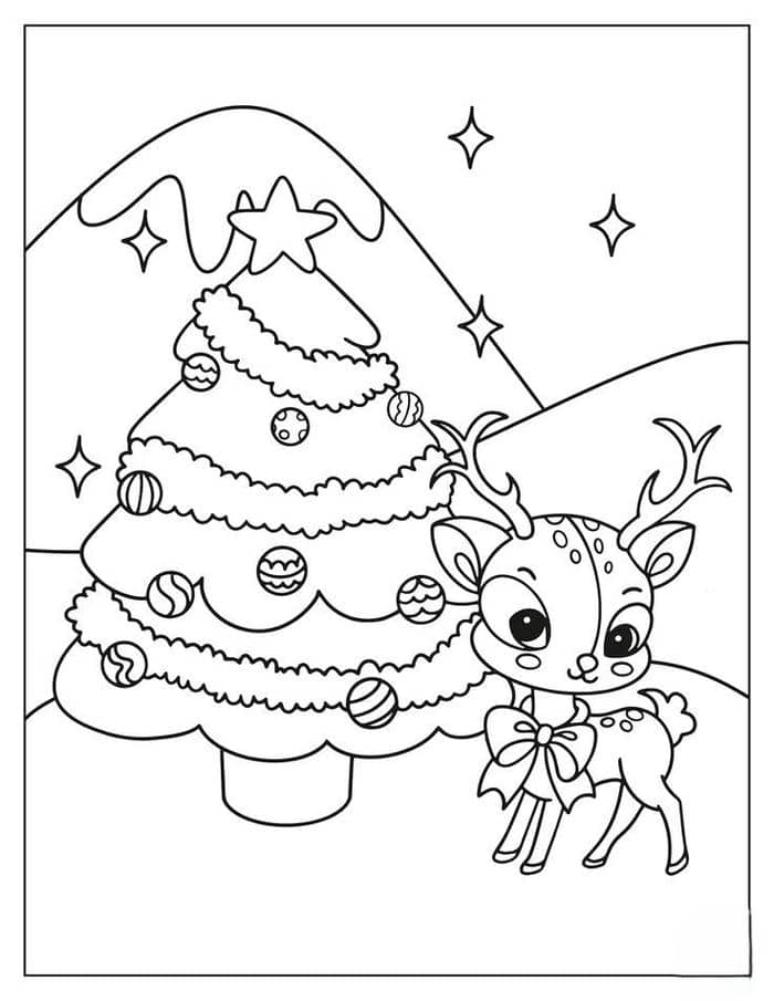Gợi ý 99+ hình tranh tô màu cây thông noel giáng sinh cho bé 3 Ảnh tranh tô màu cây thông noel cho bé