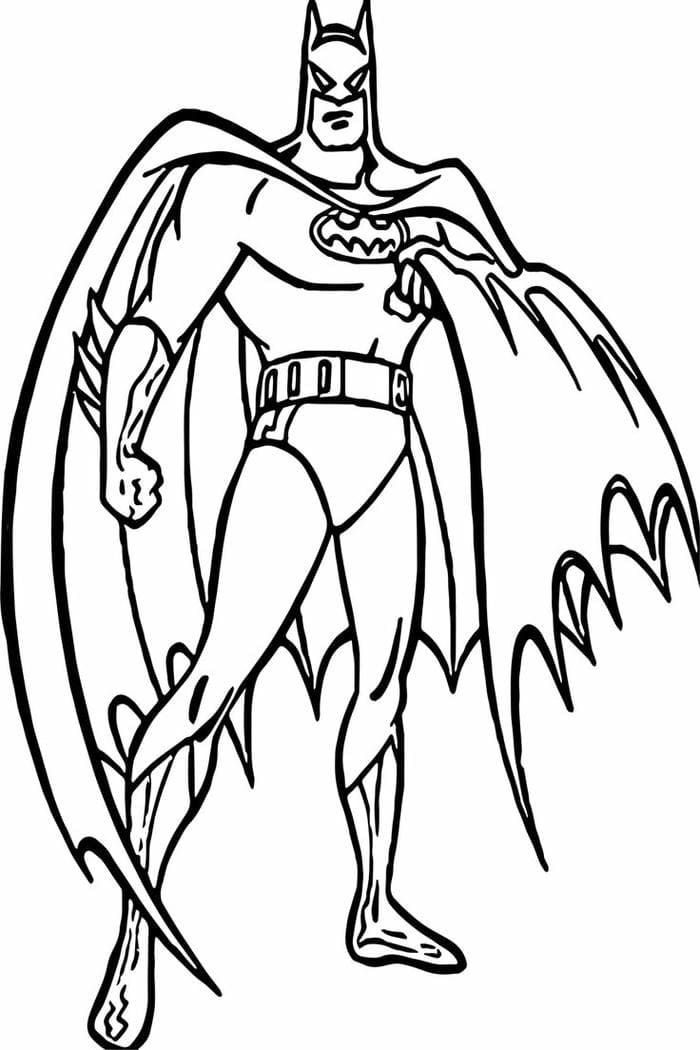 Tổng hợp 1001+ tranh tô màu Batman cho bé học vẽ 2 Ảnh tranh tô màu hình Batman