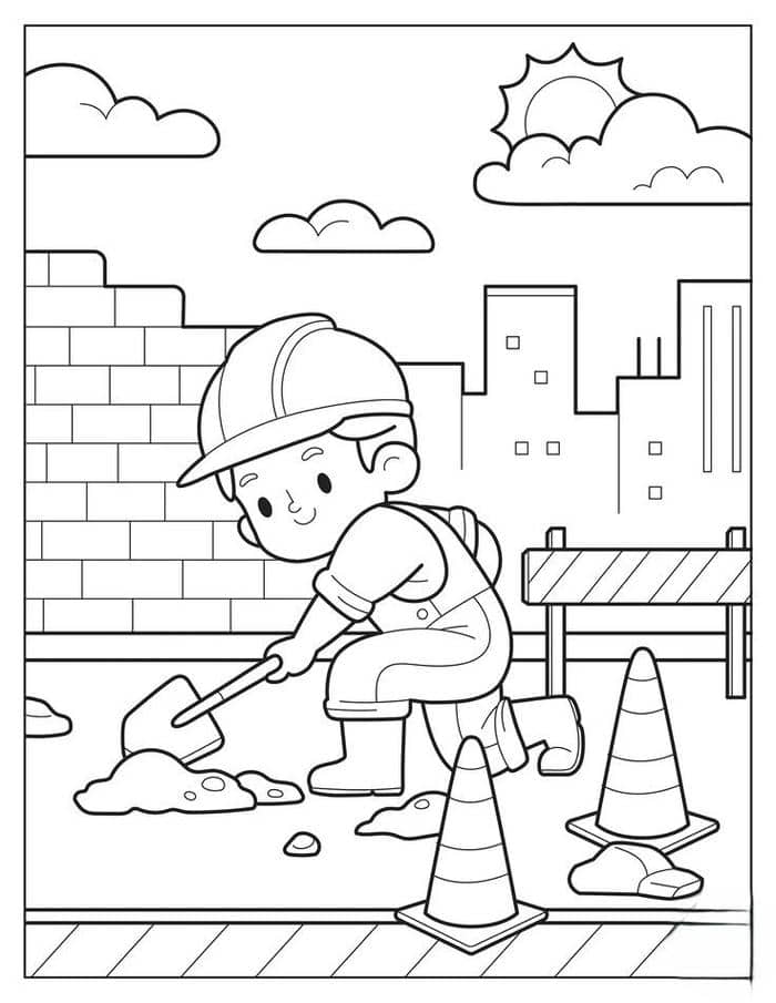 Tổng hợp 99+ bộ tranh tô màu nghề nghiệp đáng yêu cho bé 9 Ảnh tranh tô màu nghề nghiệp