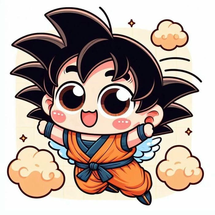 Goku Chibi – Khi Chiến Binh Saiyan Cũng Muốn Làm Idol Cute 8 Chibi Goku siêu cute