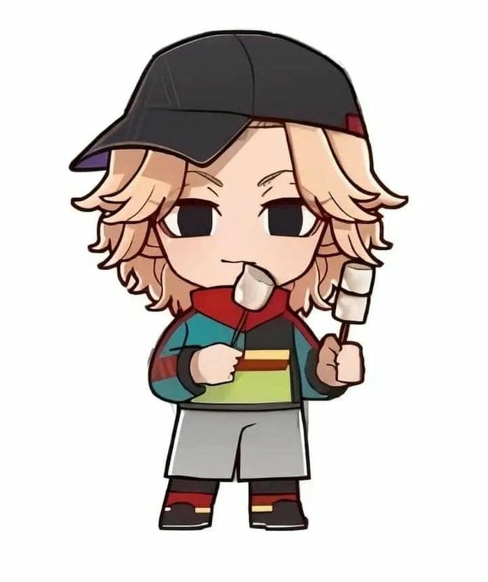 Chibi Mikey đội mũ siêu cute