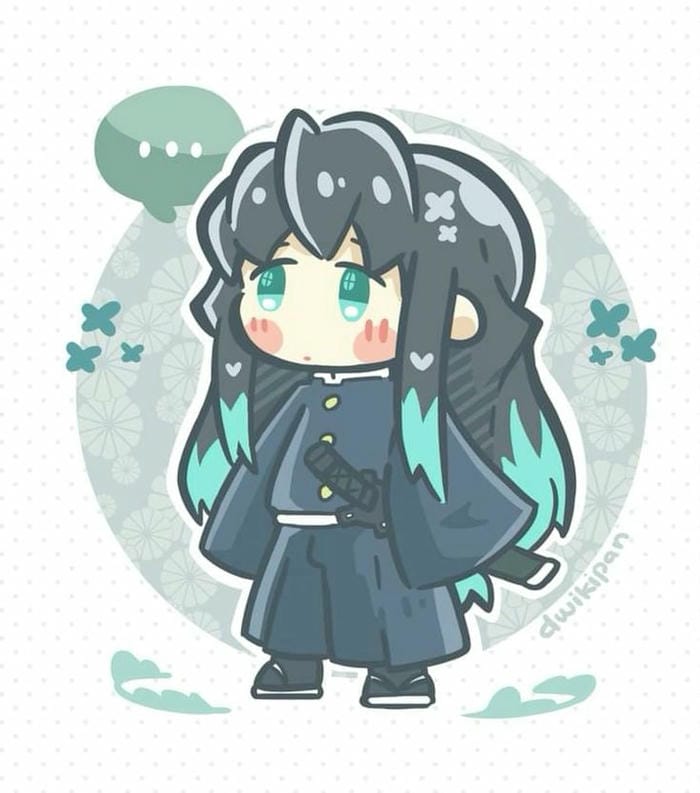 Chibi Muichirou đơn giản, đáng yêu
