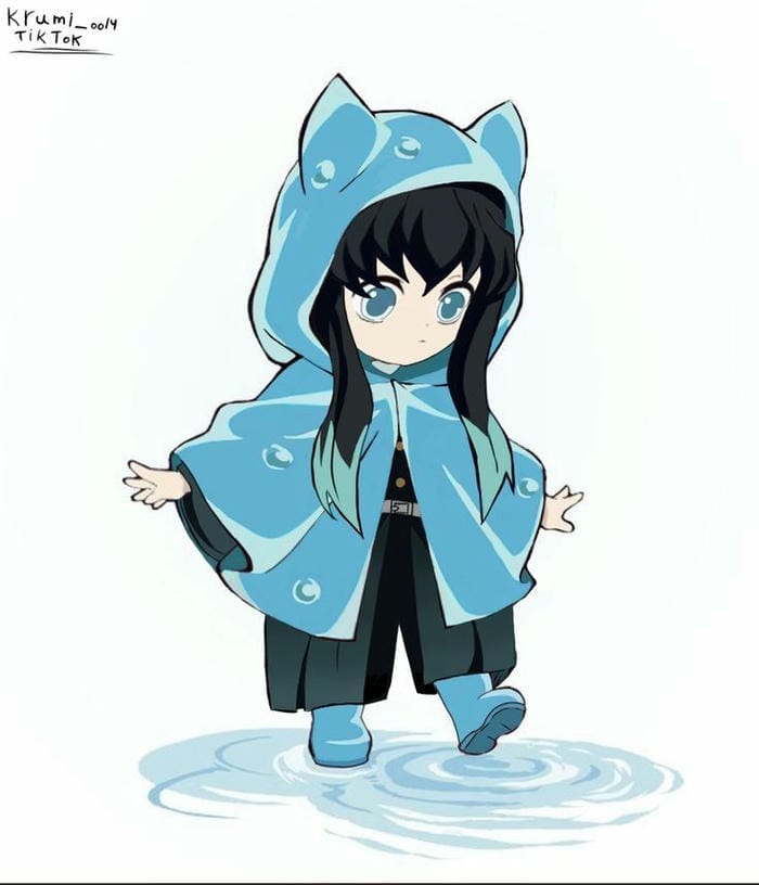Chibi Muichirou nghịch ngợm, đáng yêu