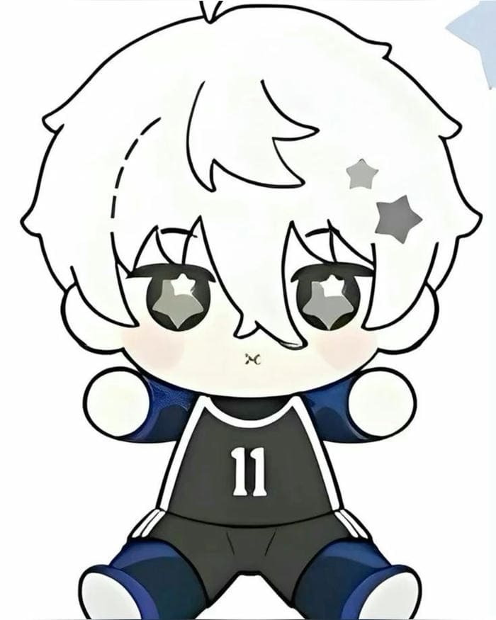 Ảnh Nagi Chibi – Thiên Tài Lười Biếng Trong Hình Hài Dễ Thương 13 Chibi Nagi đơn giản đáng yêu