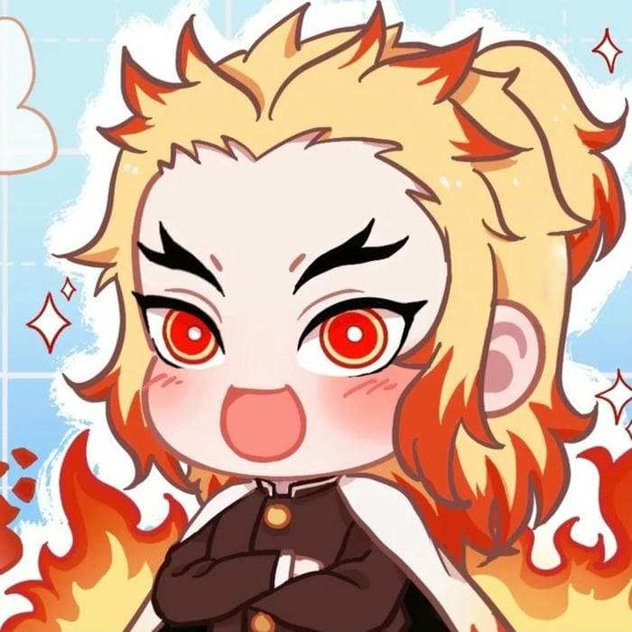 Rengoku Chibi – Dễ Thương Như Cái Cách Anh Ăn Đồ Nướng 8 Chibi Rengoku biểu cảm siêu dễ thương