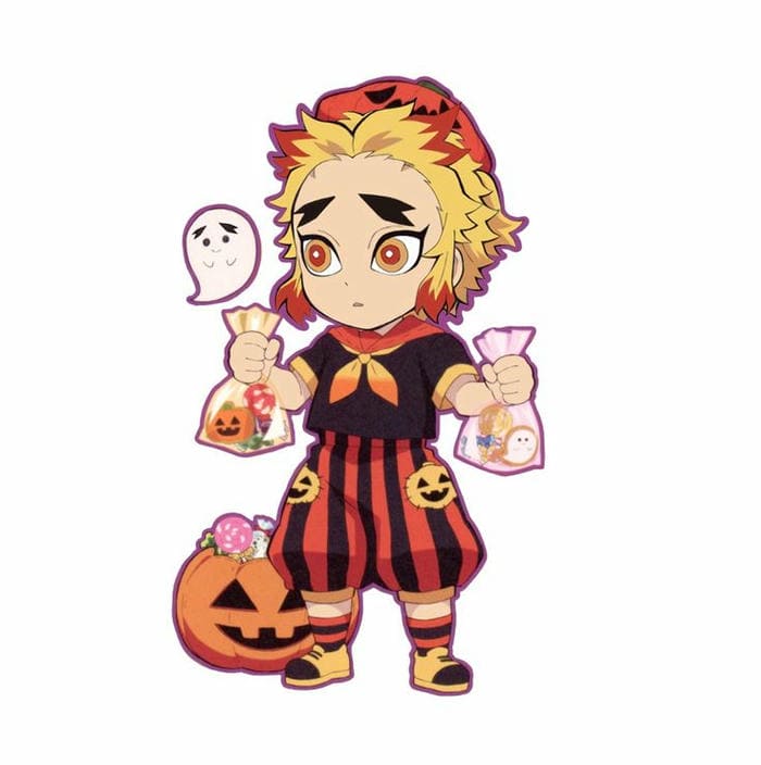 Rengoku Chibi – Dễ Thương Như Cái Cách Anh Ăn Đồ Nướng 11 Chibi Rengoku hóa trang halloween