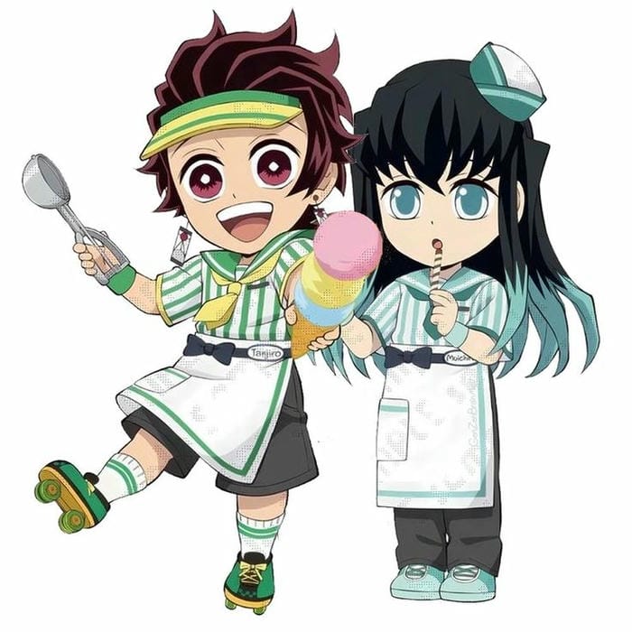 100+ Hình Tanjirō Chibi Dễ Thương – Bộ Sưu Tập Avatar Ngầu Cho Fan Kimetsu 14 Chibi Tanjiro và Muichirou dễ thương