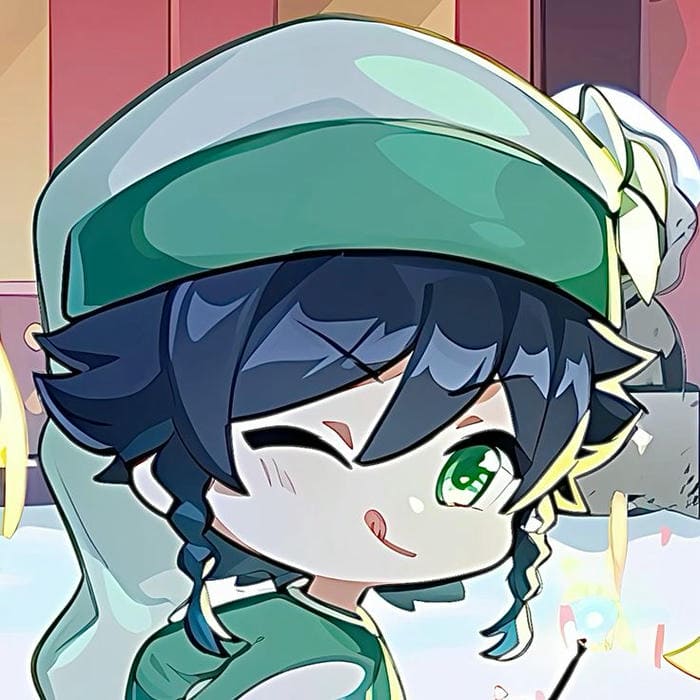 Khi Venti Chibi Cầm Đàn Và “Tấu Hài” Cùng Gió 6 Chibi Venti biểu cảm đáng yêu