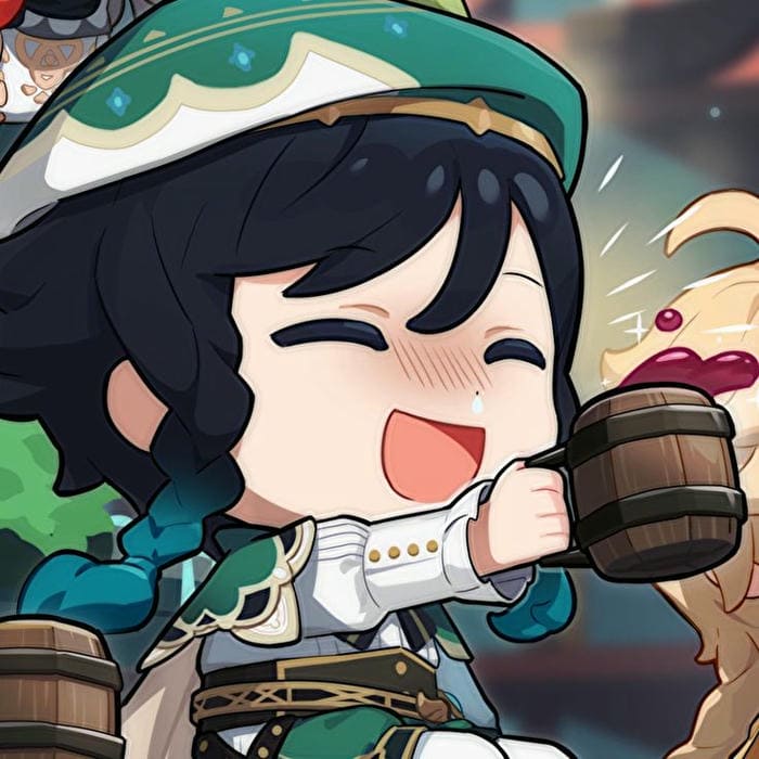 Khi Venti Chibi Cầm Đàn Và “Tấu Hài” Cùng Gió 11 Chibi Venti siêu cute