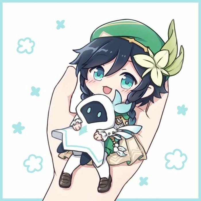 Khi Venti Chibi Cầm Đàn Và “Tấu Hài” Cùng Gió 12 Chibi Venti siêu đáng yêu