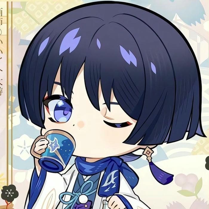 Chibi Wanderer nháy mắt siêu dễ thương