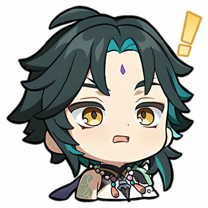 Chibi Xiao biểu cảm ngạc nhiên siêu dễ thương