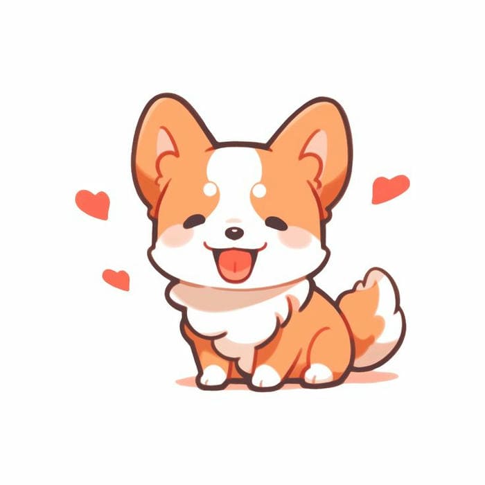 99+ Hình Nền Chó Chibi Cute – Tải Miễn Phí Chất Lượng Cao 26 Chibi chó Corgi biểu cảm siêu cute