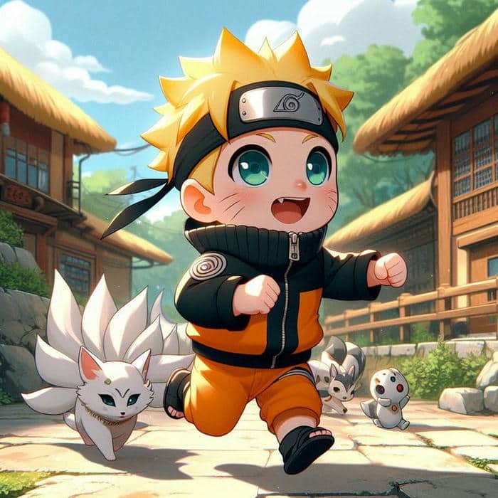Naruto chibi: Khi Hokage tương lai cũng hóa "bé xíu đáng yêu" 10 Chibi hình Naruto đáng yêu