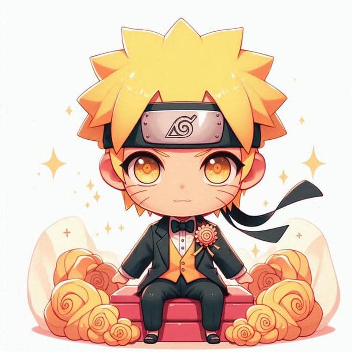 Chibi hình Naruto đơn giản