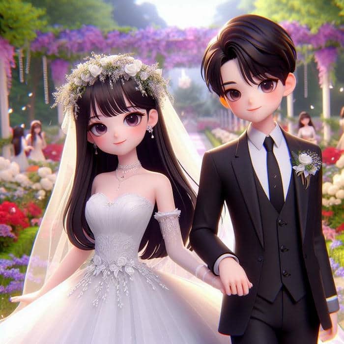 Cô dâu chú rể chibi dễ thương: Bộ sưu tập hình ảnh cute không thể bỏ lỡ 10 Chibi hình ảnh cô dâu chú rể dễ thương