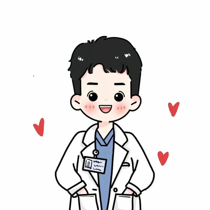 Chibi hình bác sĩ nam cute