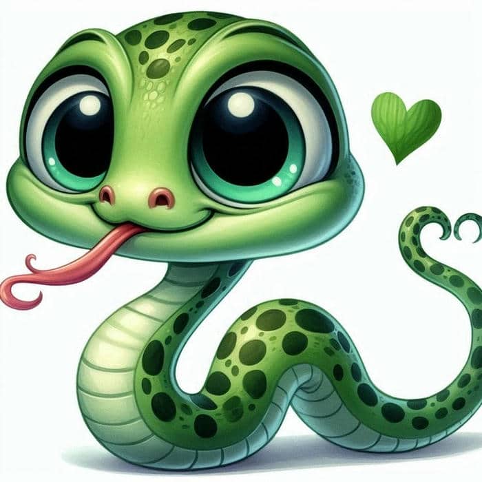 Chibi hình con rắn